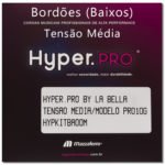 Jogo de bordões para violão de nylon Hyper Pro10G tensão média