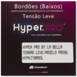 Jogo de bordões para violão de nylon Hyper Pro09G tensão leve