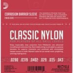 Cordas D'Addario Classic EJ27N Violão Nylon Tensão Média