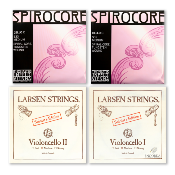 Cordas Thomastik Spirocore Tungstenio Larsen Soloist